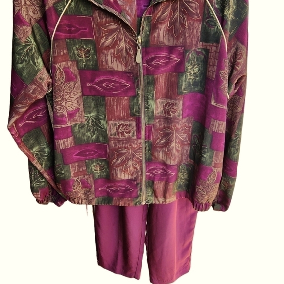 Vintage Teddi 2 pc zip up Jogger track suit Jacket and Pants set - Picture 5 of 13